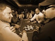 Poker action at Caesars Indiana, one of the Midwest's popular poker venues.