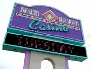 Built in 1993, the Desert Diamond casino will be torn down when the new casino hotel is finished.