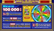 Wheel of Wealth Paytable