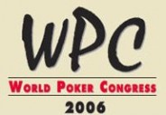 The World Poker Congress 2006 will be held in Stockholm and will begin on June 26th.