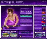 Craps.com Casino Lobby