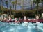 Harrah's executives take the first dip in a new 86,000-gallon pool that opened with a 'splash' on Friday, May 25.
