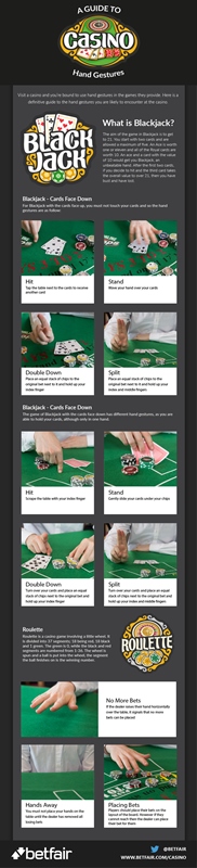 blackjack gestures