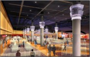 Artist's rendering of casino floor of proposed Mohawk Monticello Raceway Casino Resort