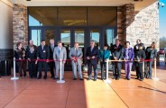 Chickasaw officials cut the ribbon at the opening of the SaltCreek Casino.