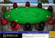 UltimateBet Online Poker Table