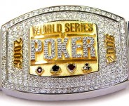 The World Series of Poker champion's bracelet.