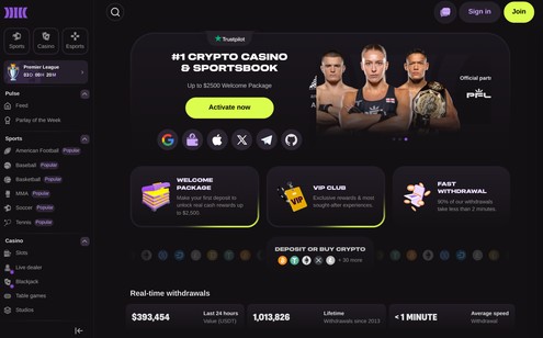 CloudBet Screenshot